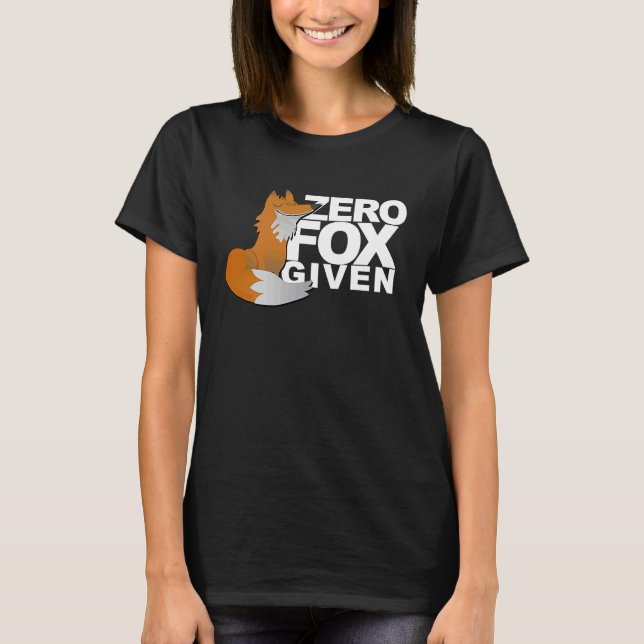 Camiseta Zero Fox Dado Raposa Gagueira (Frente)