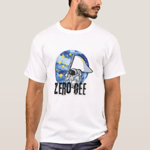 Camiseta Zero Gee Engraçado Gravidade Zero