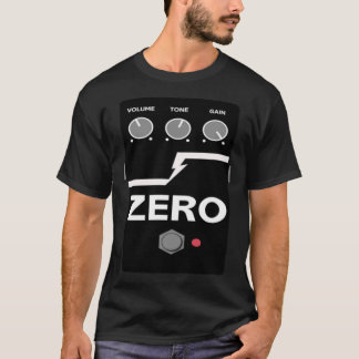 Camiseta Zero Guitar Distorção Efeito Pedal Melhores Homens