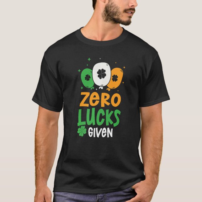 Camiseta "Zero Lucks" com Ruas do Partido. (Frente)