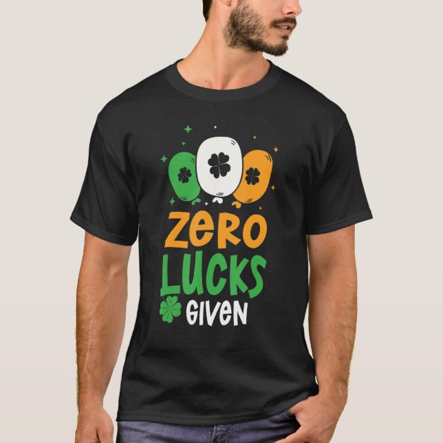 Camiseta "Zero Lucks" com Ruas do Partido. (Frente)