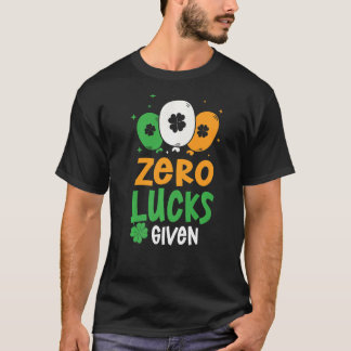 Camiseta "Zero Lucks" com Ruas do Partido.