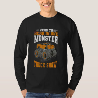 Camiseta Zero para Herói em Um Monstro Tru Monstro do Truck