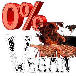 Camiseta Zero Percent Vegan Grill
