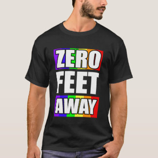 Camiseta Zero Pés de Distância Gay Aplicativo de Namoro Div