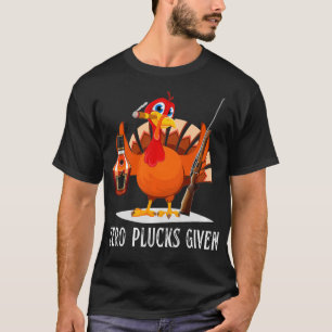 Camiseta Zero Plucks dado ao Turke de Ação de Graças de