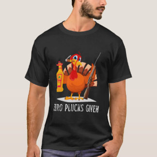 Camiseta Zero Plucks Given Friendsgiving Thanksgiving Turke