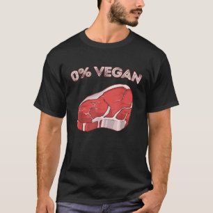 Camiseta Zero Por Percentagem De Carne De CHURRASCO Vegan C