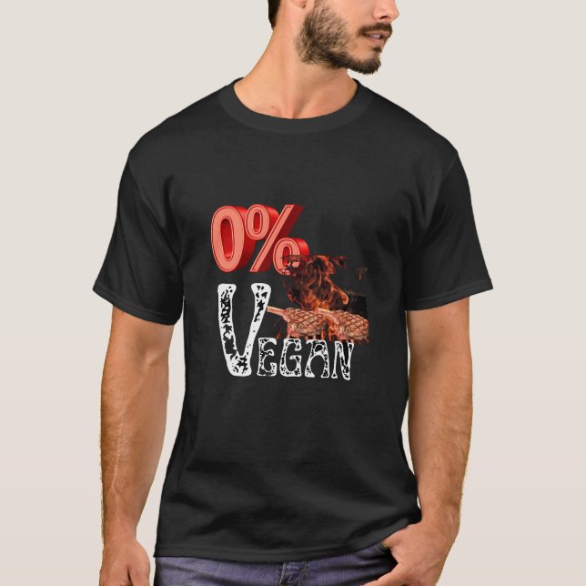 Camiseta Zero Porcento Vegan Grill (Frente)