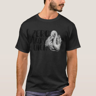 Camiseta Zero Rebanhos Dado Animal Flamingo Para Homens Mul