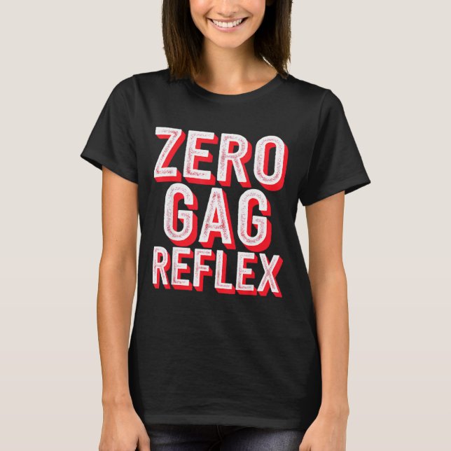 Camiseta Zero Reflexo de Gagueira, Meme Divertido da Festa  (Frente)
