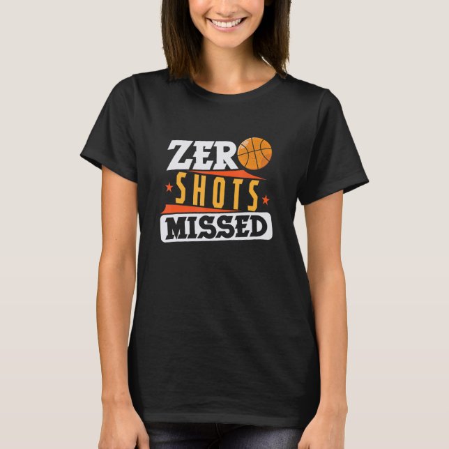 Camiseta Zero Shots de basquete faltando (Frente)
