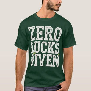 Camiseta Zero Sorte Dada Engraçado Dia de São Patrício Irla