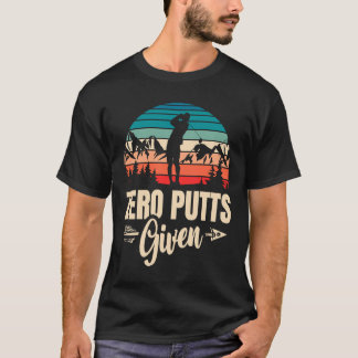 Camiseta Zero Tacadas Dadas Piadas de Golfista Jogador de G