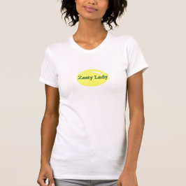 Camiseta Zesty Lady T-Shirt - limão amarelo