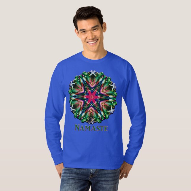 Camiseta Zesty Namaste Kaleidoscope (Frente Completa)