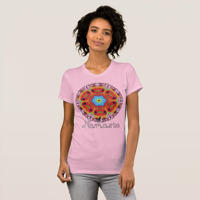 Camiseta Zeta Namaste Kaleidoscope T-shirt (Frente Completa)