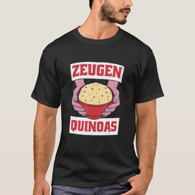 Camiseta Zeugen Quinoas Vegan Organic Quinoa Gastro (Frente)