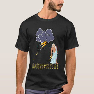 Camiseta Zeus Deus Grego Trovão Relâmpago Tempestade Retro
