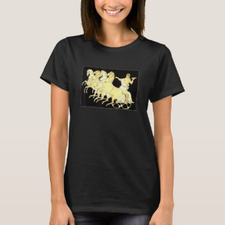 Camiseta Zeus em Carruagem com Trovão e Cavalos