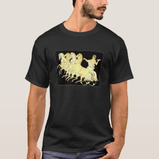 Camiseta Zeus em Carruagem com Trovão e Cavalos