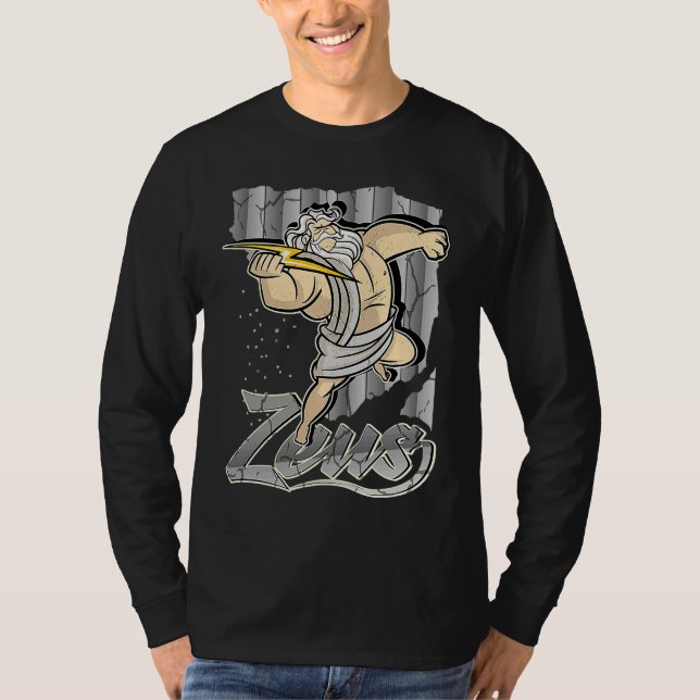 Camiseta Zeus Greek God Hero Costume Training God of War (Frente)