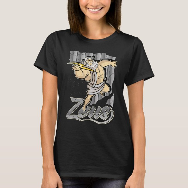 Camiseta Zeus Greek GodHero Costume Training War (Frente)