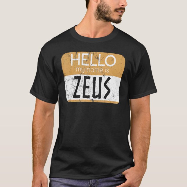 Camiseta Zeus Greek Mythology Ancient Greek God Greek Mytho (Frente)
