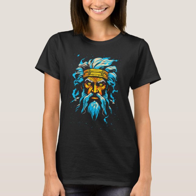 Camiseta Zeus Greek Mythology God of the Sky (Frente)
