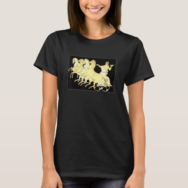 Camiseta Zeus In Chariot With Thunder And Horses (Frente)
