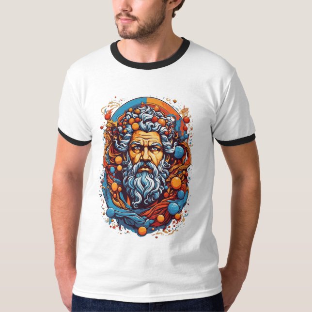 Camiseta Zeus Mestre do Olimpo (Frente)