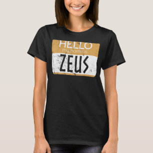Camiseta Zeus Mitologia Grega Antigo Deus Grego Mito Grego