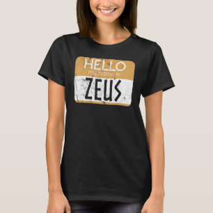 Camiseta Zeus Mitologia Grega Antigo Deus Grego Mito Grego