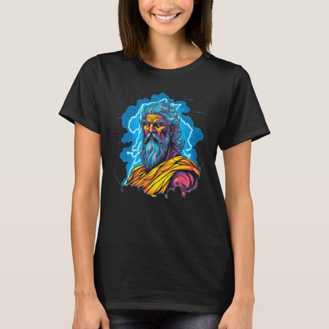 Camiseta Zeus Mitologia Grega Deus de todos os Deuses (Frente)