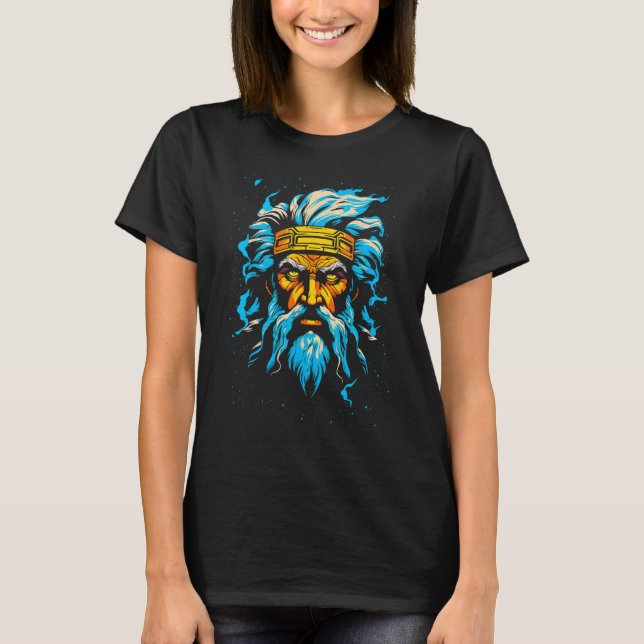 Camiseta Zeus, mitologia grega Deus do céu (Frente)