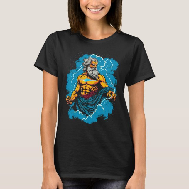 Camiseta Zeus Mitologia Grega Deus do Olimpo (Frente)