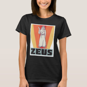 Camiseta Zeus Retro Grécia Deus Antiguidade Grego mitologia