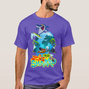 Camiseta Zig Adventures E Sharko GamesEngraçado