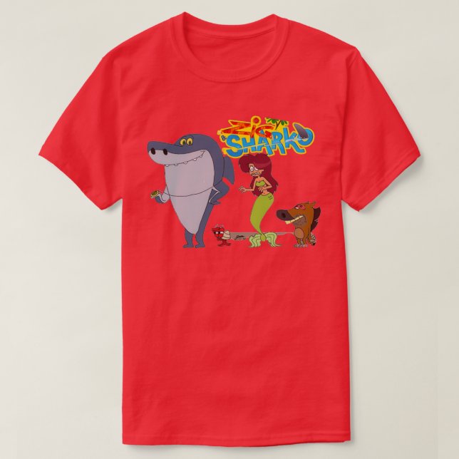 Camiseta Zig E Sharko Marina Sereia Dão Engraçado Para As C (Frente do Design)