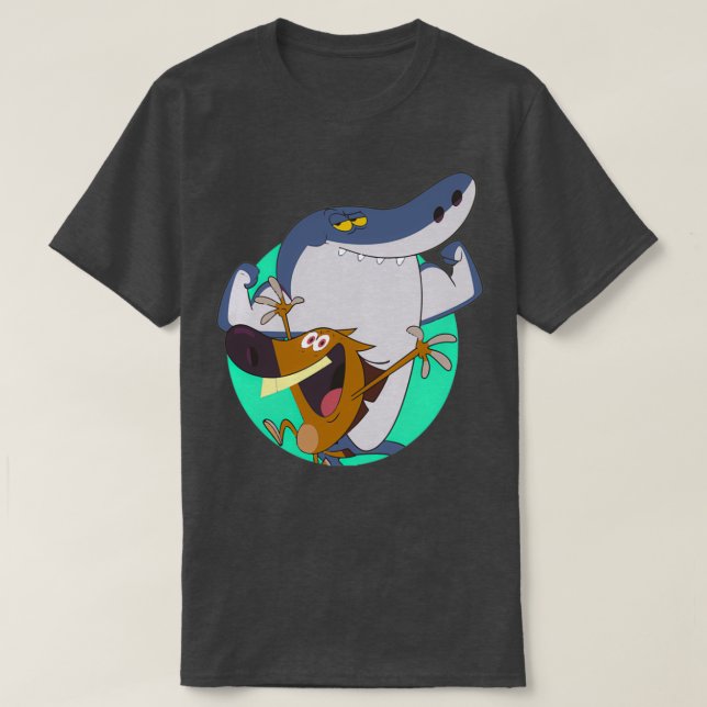 Camiseta zig e sharko sharko sharko sharko (Frente do Design)