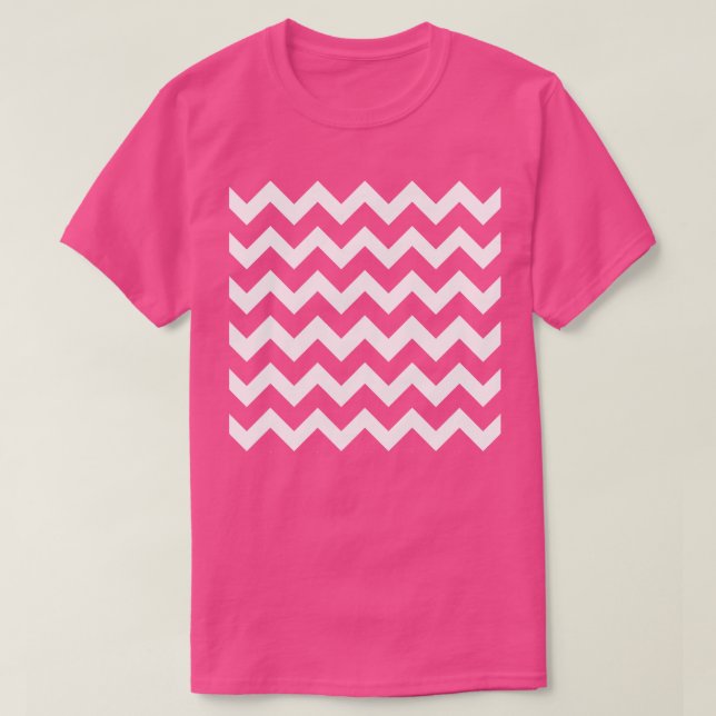 Camiseta Zig. Padrão do Chevron Retro Zig (Frente do Design)