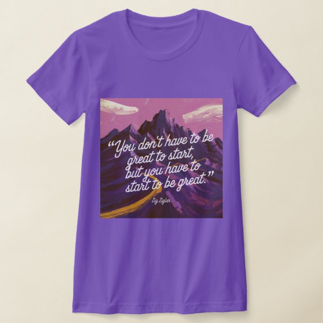 Camiseta Zig Ziglar Productivity Cote T Shirt (Postura )