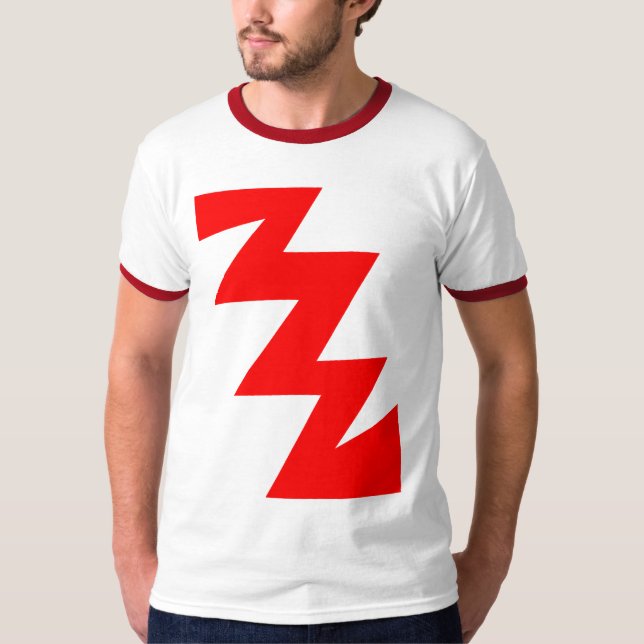 Camiseta ZigZag - Vermelho (Frente)