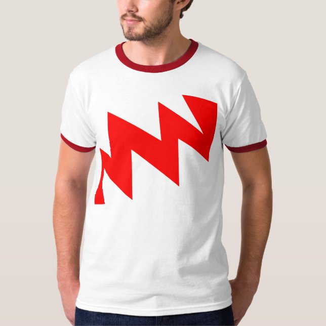 Camiseta ZigZag - Vermelho (Frente)