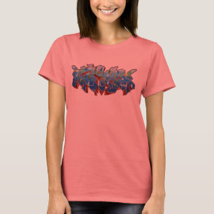 CAMISETA ZIMAD BLUE WILDSTYLE GRAFFITI SHIRT