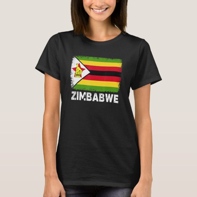 Camiseta Zimbábue - Apoio à Pessoas do Zimbábue (Frente)