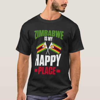 Camiseta Zimbábue Bandeira do Zimbábue