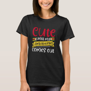 Camiseta Zimbábue Bandeira do Zimbábue