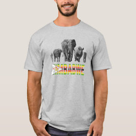 Camiseta Zimbábue Orgulho Grande 5 Vida Selvagem para Fãs d