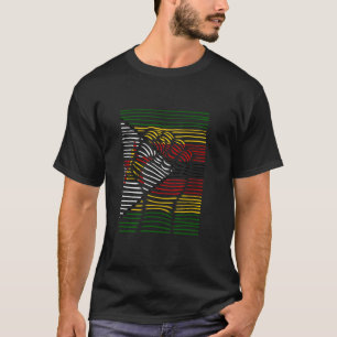 Camiseta Zimbábue Orgulho Zimbabuano Punho cerrado Herança